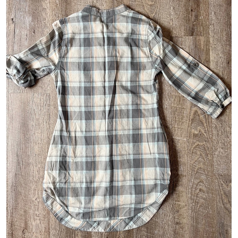 Lululemon Plaid Tunic Top with button sleeves Size S - Picture 7 of 7